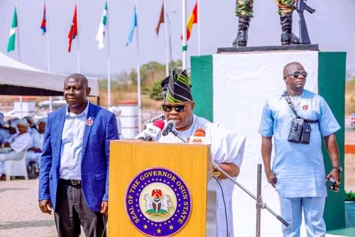 2023 Armed Forces Remembrance Day: Governor Adeleke Advocates National Dialogue on Security Sector Financing