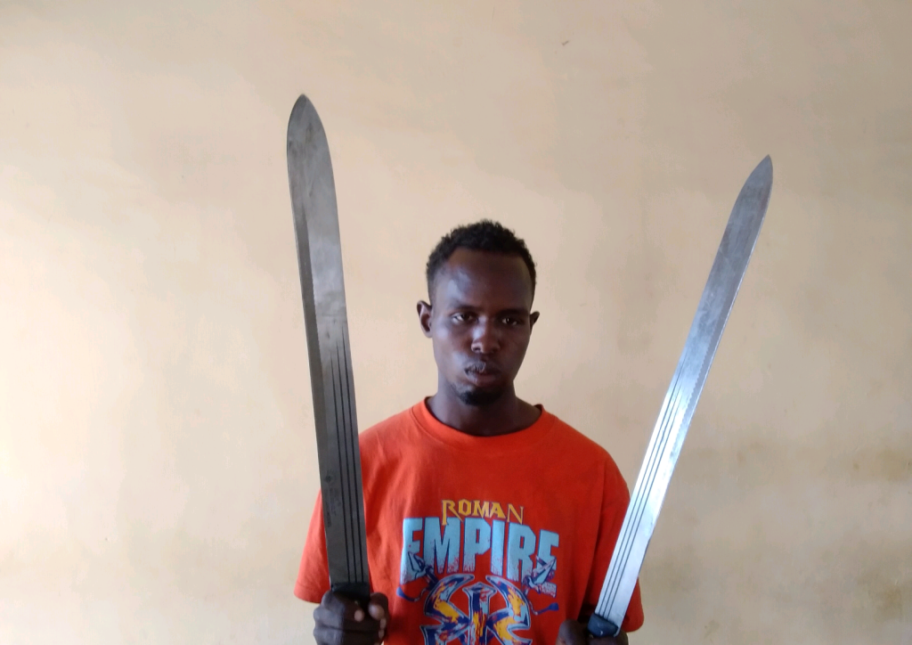 Man Caught With Machetes Remanded In Adamawa