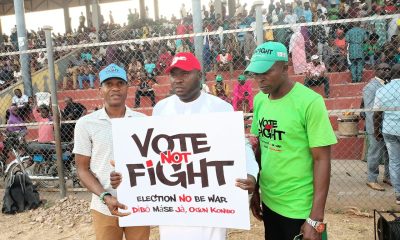 2023: Caution Your Followers Against Campaign Of Violence- VoteNotFight Urges Political Leaders In Osun East
