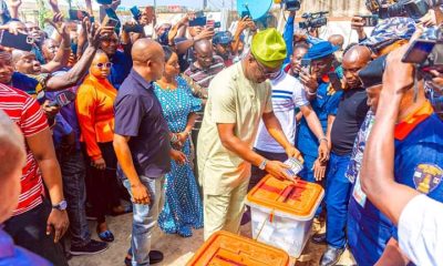 Oyo Guber: Makinde Casts Vote (Photos)