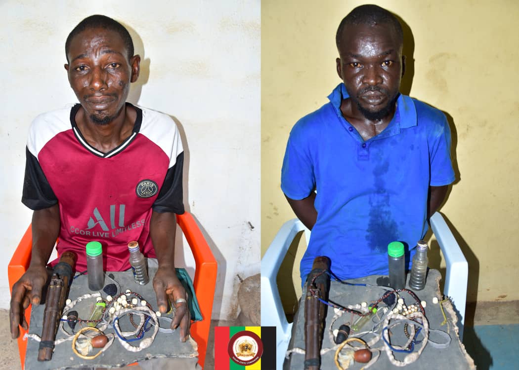 Amotekun Arrests Two Suspected Criminals With Double Barrel Gun In Osun