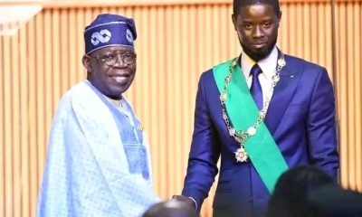 Senegalese President, Faye Meets Tinubu In Aso Rock