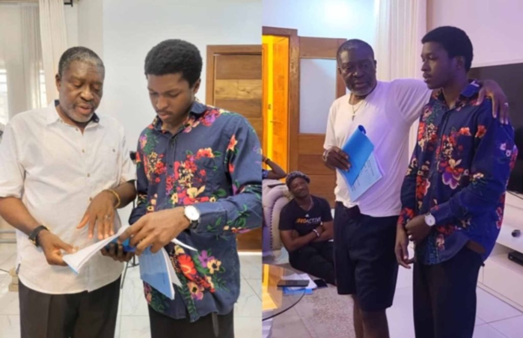 Veteran Actor Kanayo O Kanayo Introduces Son To Nollywood