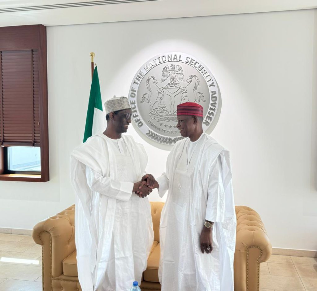 Gov Yusuf Meets NSA, Nuhu Ribadu Over Kano Emirate Crisis