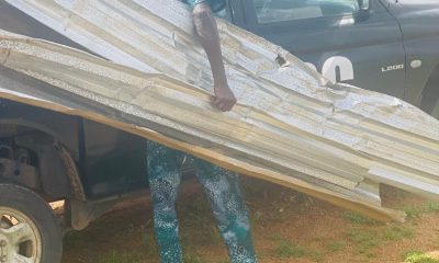 Osun NSCDC Nabs Man For Allegedly Vandalizing, Selling Roofing Sheet Of Govt School