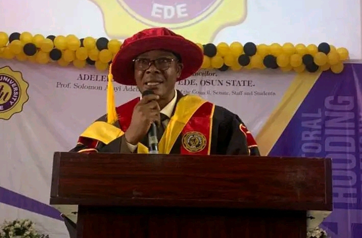 Osun Poly Mass Comm Lecturer, Adeagbo Graduates As AU Overall Best Ph.D Student