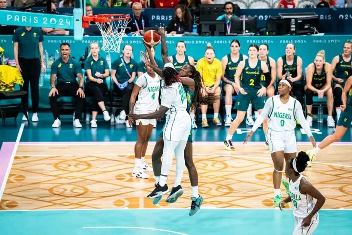 The DTigress of Nigeria has defeated world number three ranking , Australia, in their opening Paris Olympic 2024 basketball game. The win 75 -