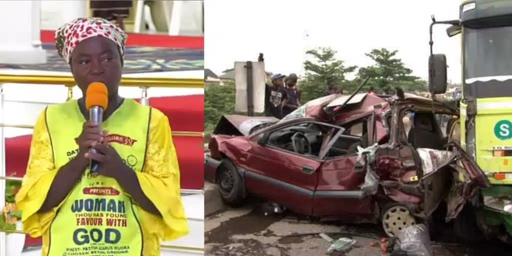 Reactions Trial Claims Nigerian Woman That ‘God Of Chosen’ Brought Her Back To Life After Fatal Accident