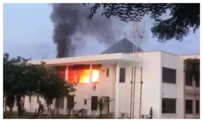 Breaking: Fire guts Katsina Govt House