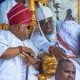 Governor of Osun State, Senator Ademola Adeleke has rejoiced with the Ooni of Ife, His Imperial Majesty, Oba Adeyeye Ogunwusi Enitan, Ojaja II, on