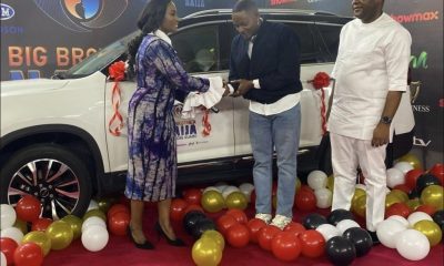 Big Brother Naija Season 9 winner, Kellyrae, has finally received his winning car prize. The brand new Sports Utility Vehicle,