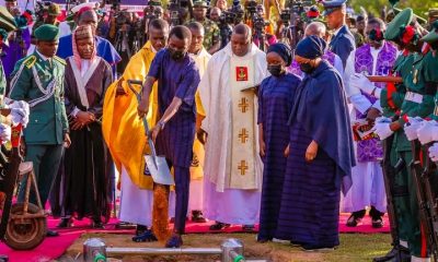 Late COAS Lagbaja's Remains Laid To Rest Amid Tears In Abuja (Photos)