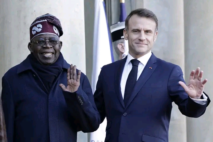 President Macron Welcomes Tinubu To France