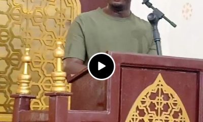 Controversy Trails T-shirt & Face Cap Worn By Lagos Based Chief Imam During Friday Kutba