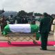 Remains Of Late COAS Lagbaja Arrive Lagos Airport (Photos)
