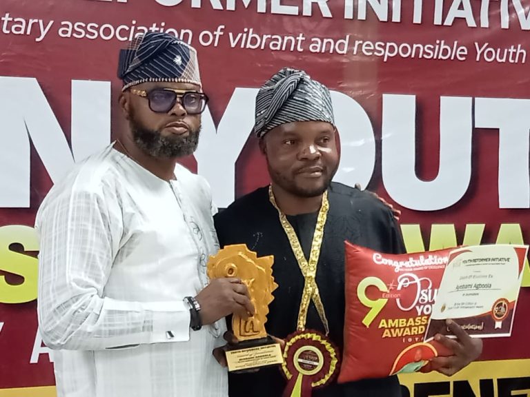 Osun Youth Ambassador Awards 2024: CityMirrorNews Publisher, Ayobami Agboola Bags Excellence In Journalism Award