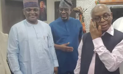 2027: El-Rufai Holds ‘Strategic Meeting’ With Al-Mustapha, SDP Chairman Gabam, PDP’s Segun Sowunmi