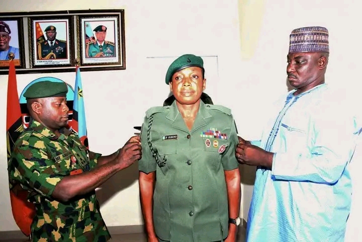 Nigerian Army Decorates First Female Infantry Corps Army Warrant Officer