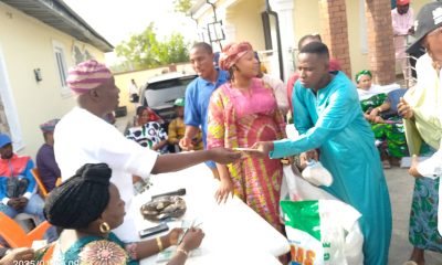 Encomiums Pour As Afolabi Distributes Food, Cash Gift To 2000 Residents To Celebrate His Birthday