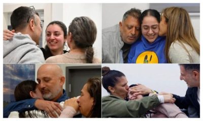 Four Female Israeli Soldiers Freed By Hamas Reunite With Family