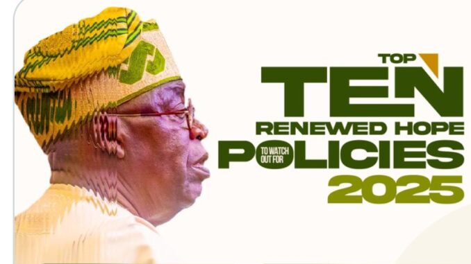 New National ID Card Listed As Tinubu Rolls Out Top 10 Policies For 2025