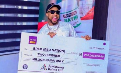 Armstrong Paints Appoints Gov Adeleke's Son, B-Red First-ever Official Brand Ambassador