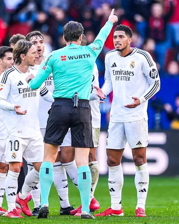 Real Madrid Midfielder, Bellingham Handed Two-match Ban