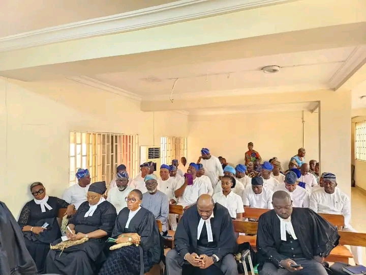 Breaking: 35 Lagos Lawmakers Arrive Court In Support Of Meranda