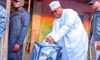 Osun LG Polls: Gov Adeleke Casts His Vote