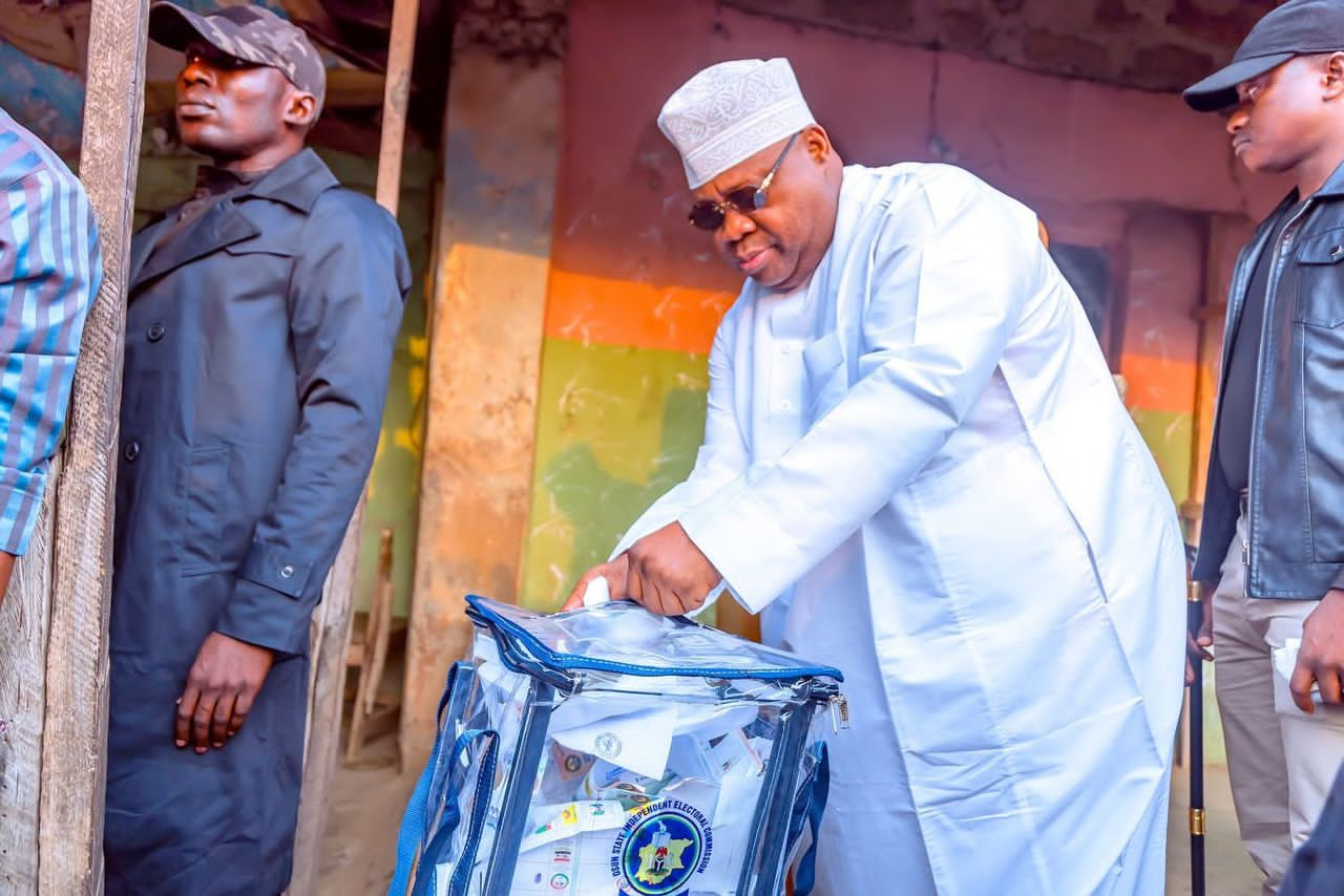 Osun LG Polls: Gov Adeleke Casts His Vote