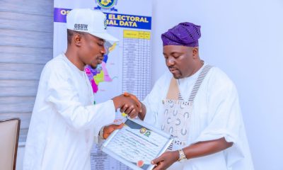 Osun LG Polls: OSSIEC Issues Certificates Of Return To Afolabi, 29 PDP Elected Chairmen
