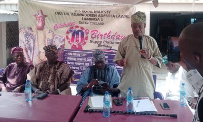 Com'tte Reels Out Successes As Timi Of Ede Celebrates 70th Birthday