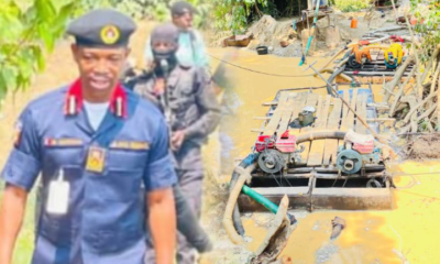 NSCDC Bursts, Destroys Illegal Mining Site In Osun