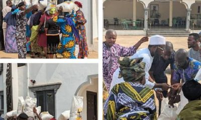 Ramadan: Aare Muslim Of Obaland, Alhaji Adeboye Distributes Food Items To 3,000 Resident