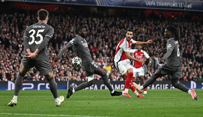 UCL : Arsenal Shock Real Madrid With 3 Goals At Emirates