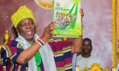 Olowu Of Kuta Inducted into Nigerian Book Of Records Hall of Fame Over Outstanding National Contributions