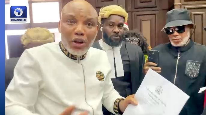 Court Admits Videos Showing Nnamdi Kanu ‘Creating’ ESN, Ordering Lockdown In South-East