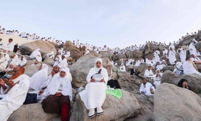 Muslim Pilgrims Pray At Mount Arafat In Hajj Apex