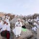 Muslim Pilgrims Pray At Mount Arafat In Hajj Apex
