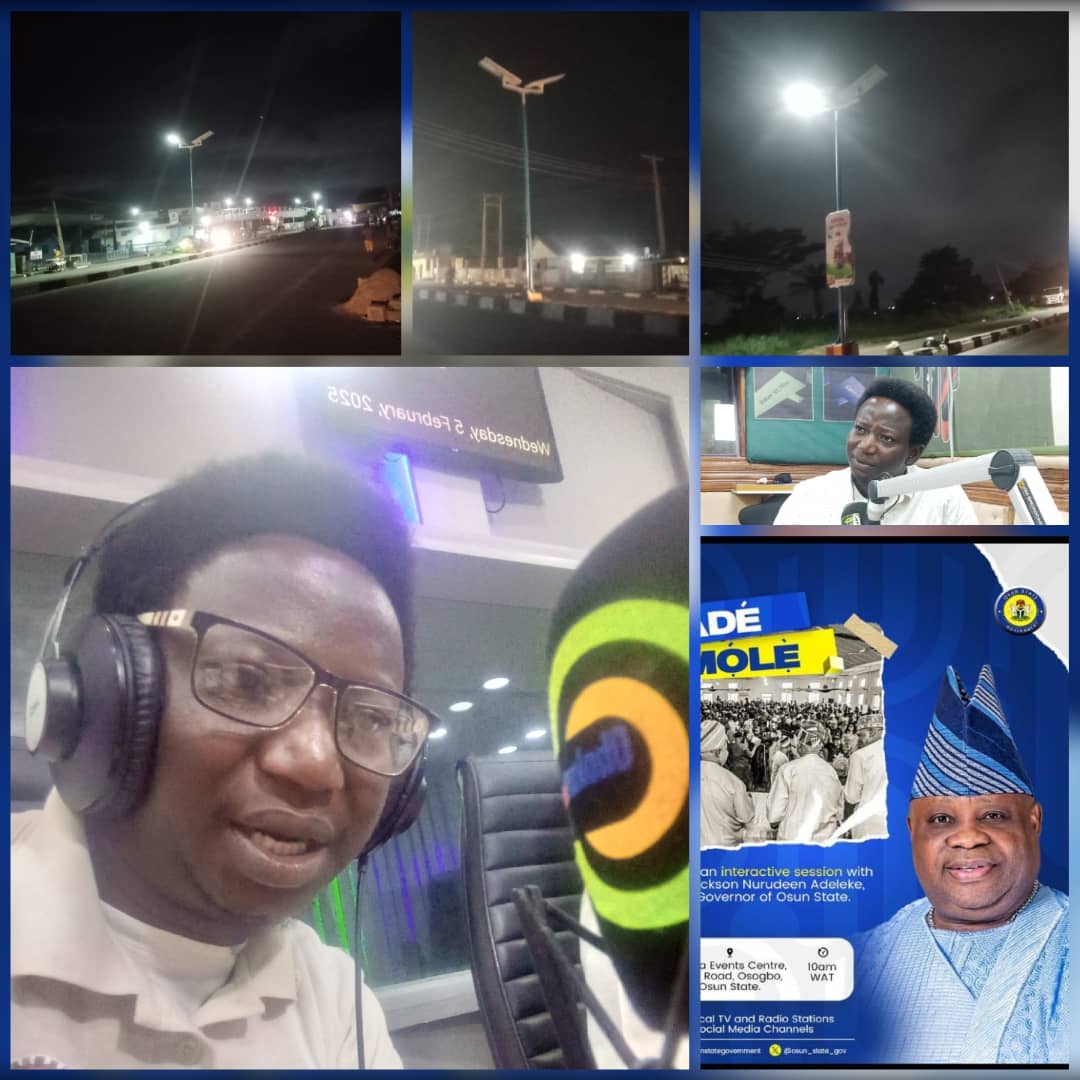 Adeleke's epileptic, inferior solar streetlights,By Waheed Adekunle