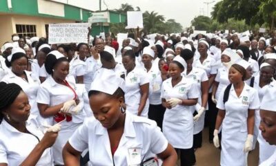 Nigerian Nurses Embark On 7-day Strike, Shun FG’s Appeals