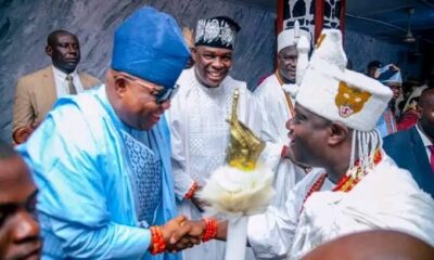 Olojo Festival: Gov Adeleke Felicitates with Ooni Of Ife, Children Of The Source